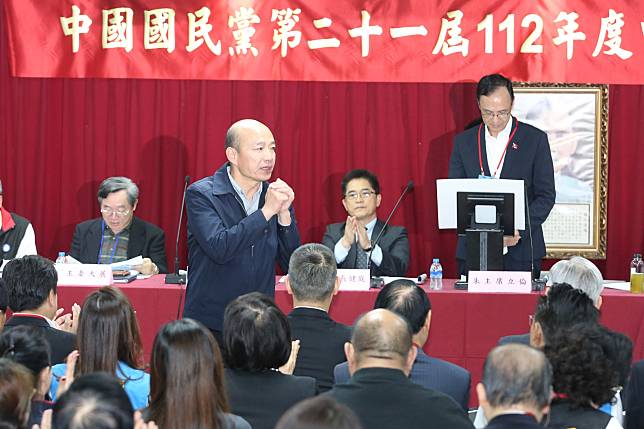 國民黨昨公布不分區名單，前高雄市長韓國瑜以第一名入列。