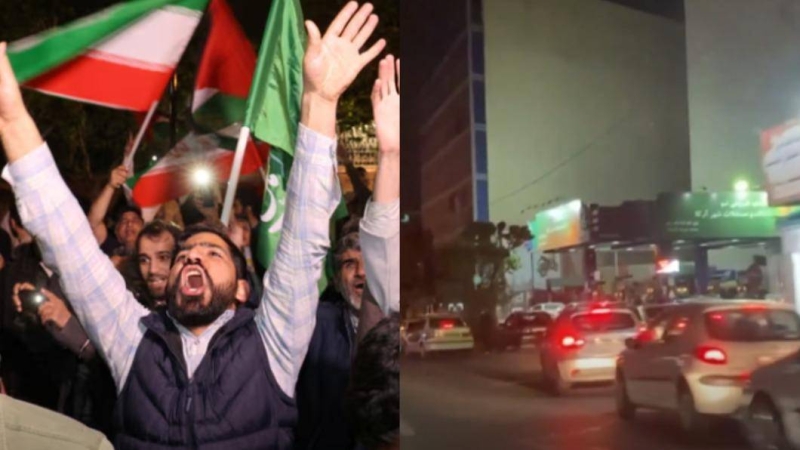 挺政府空襲以色列！伊朗人上街嗆「美國去死」　加油站現排隊潮