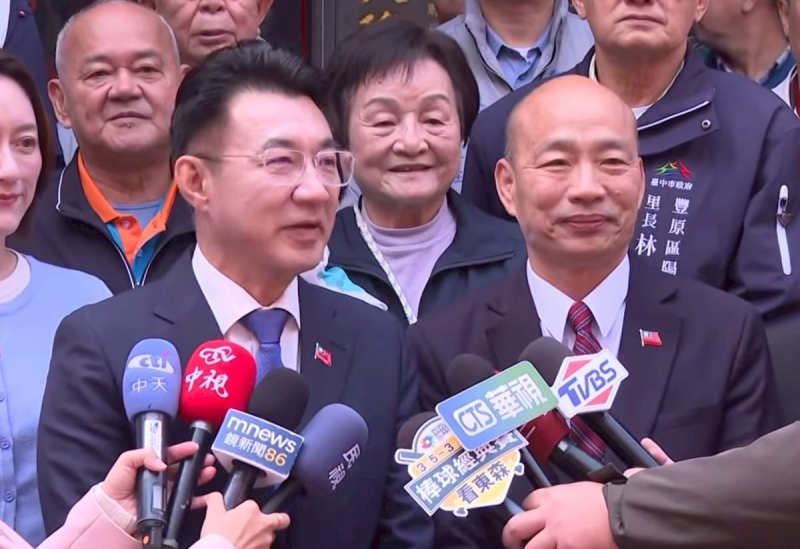 韓國瑜和江啟臣發聲明　籲行政院依法副署執行三讀通過法案