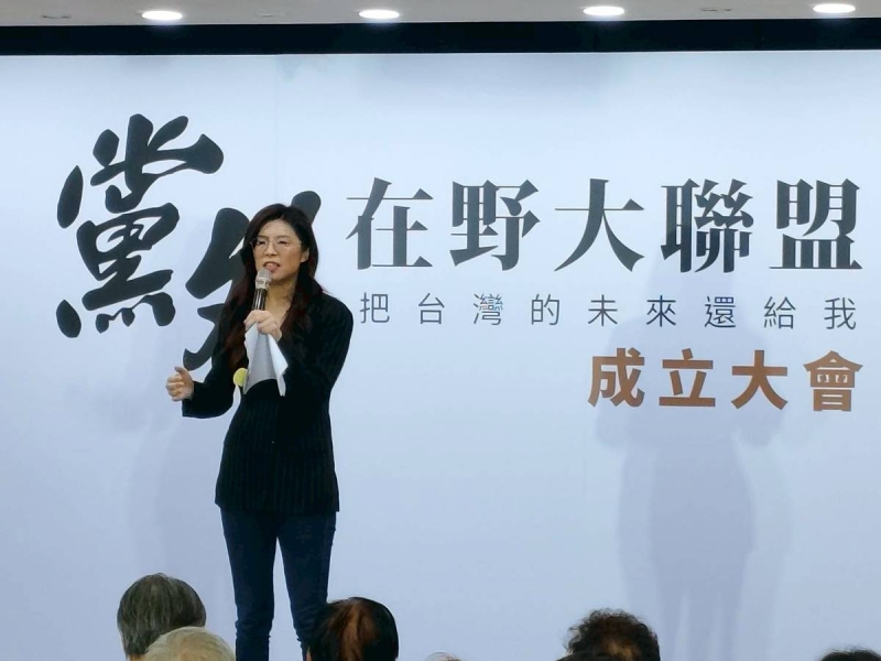 黨外在野大聯盟成立 鄭麗文：以黨外精神守護民主防線