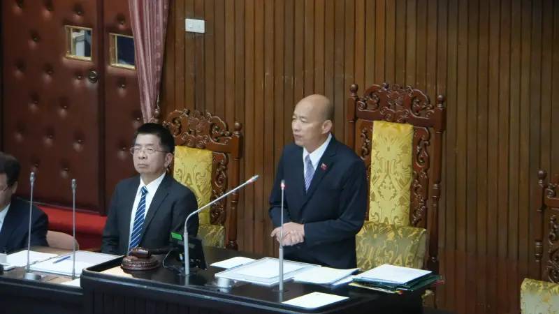卓榮泰專報又備詢　韓國瑜為「這一事」怒了