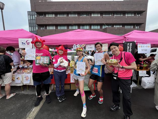 南市府首次參與日本靜岡縣伊豆稲取KINME馬拉松活動 燃起臺南農漁特產魅力