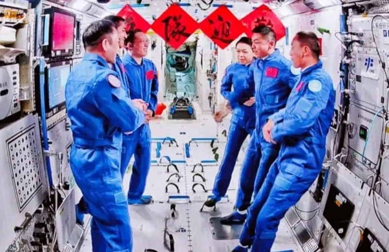 大陸神舟23號太空船與天宮太空站成功對接　6名太空人會合